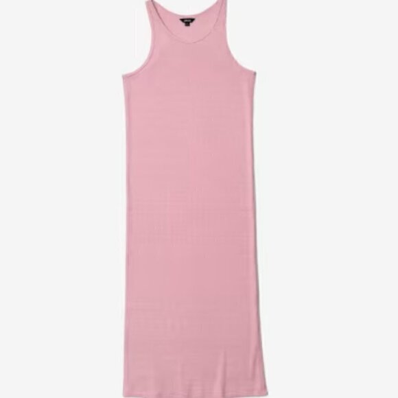 NEW Allbirds Women's Ribbed Dress - Limited Edition Pink - Picture 1 of 11